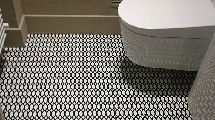 carrelage grès cérame avec motifs