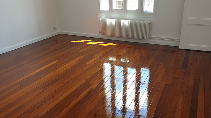 ponçage et vitrification parquet