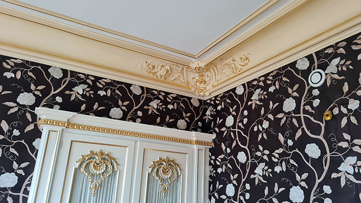 papier peint avec motifs
